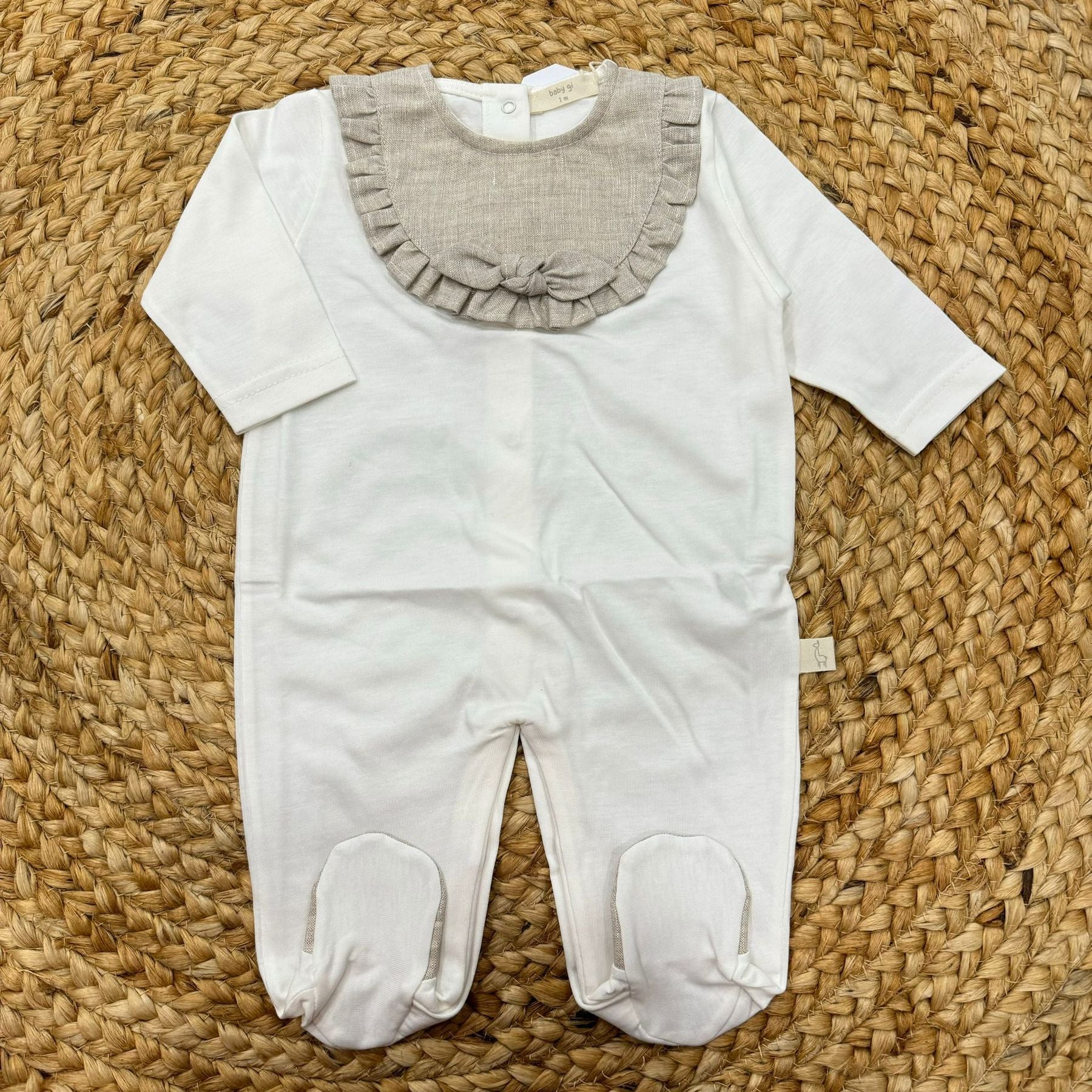 Baby Gi Onesie With Bow