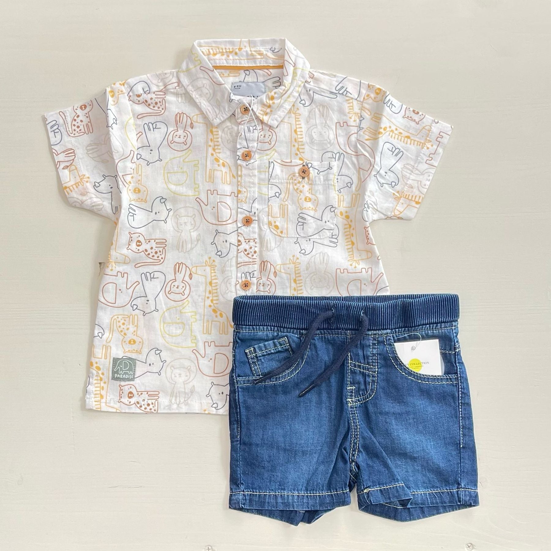 Losan Safari shirt and shorts