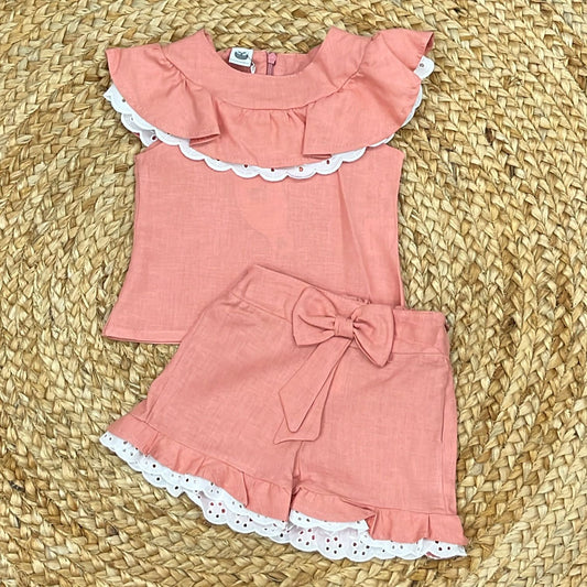 The Layette Blouse and Sangallo Shorts