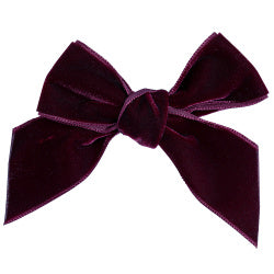 Condor Clip Velvet Bow